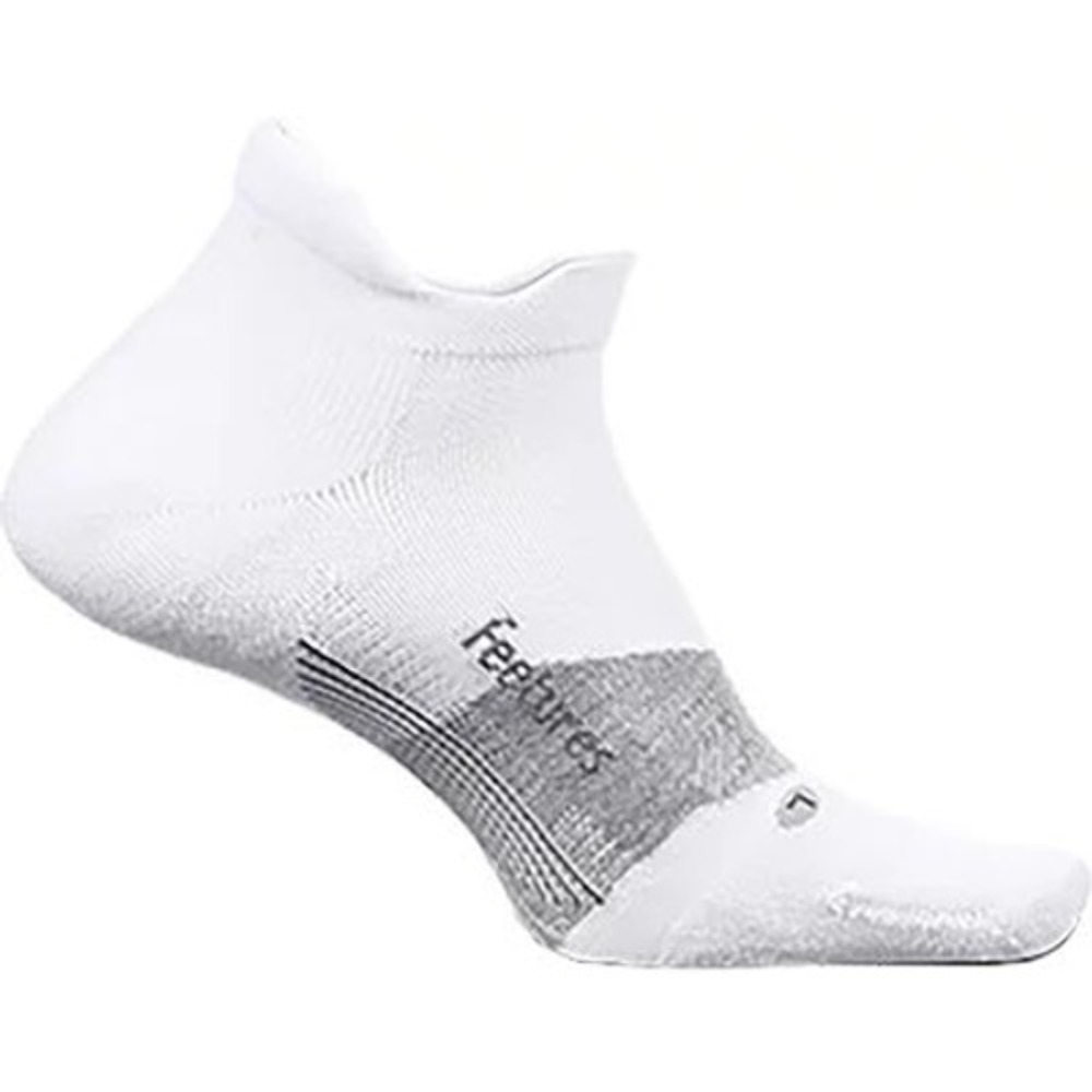 Feetures Men's Max Custion No Show Tab Golf Socks White Large M 9-12 NWT